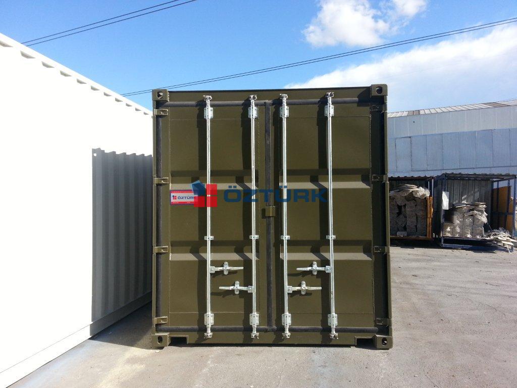 zel imalat yk konteyneri 2.40x8.00metre ift kapl, ift kapl yk konteyneri